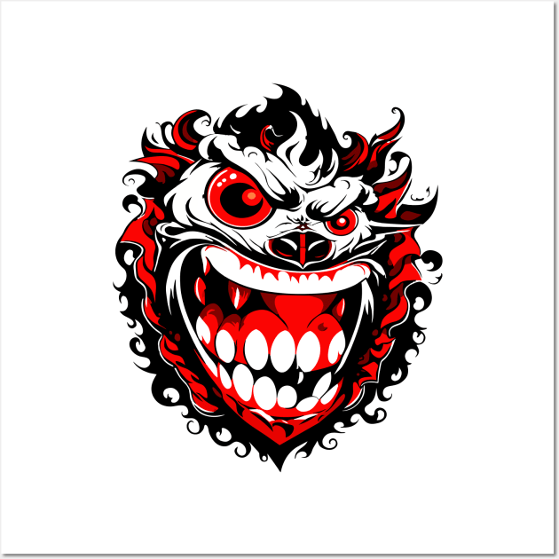 Tattoo Monster Wall Art by KDCreativeDesign